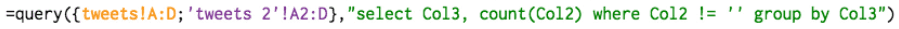 query combine multiple ranges